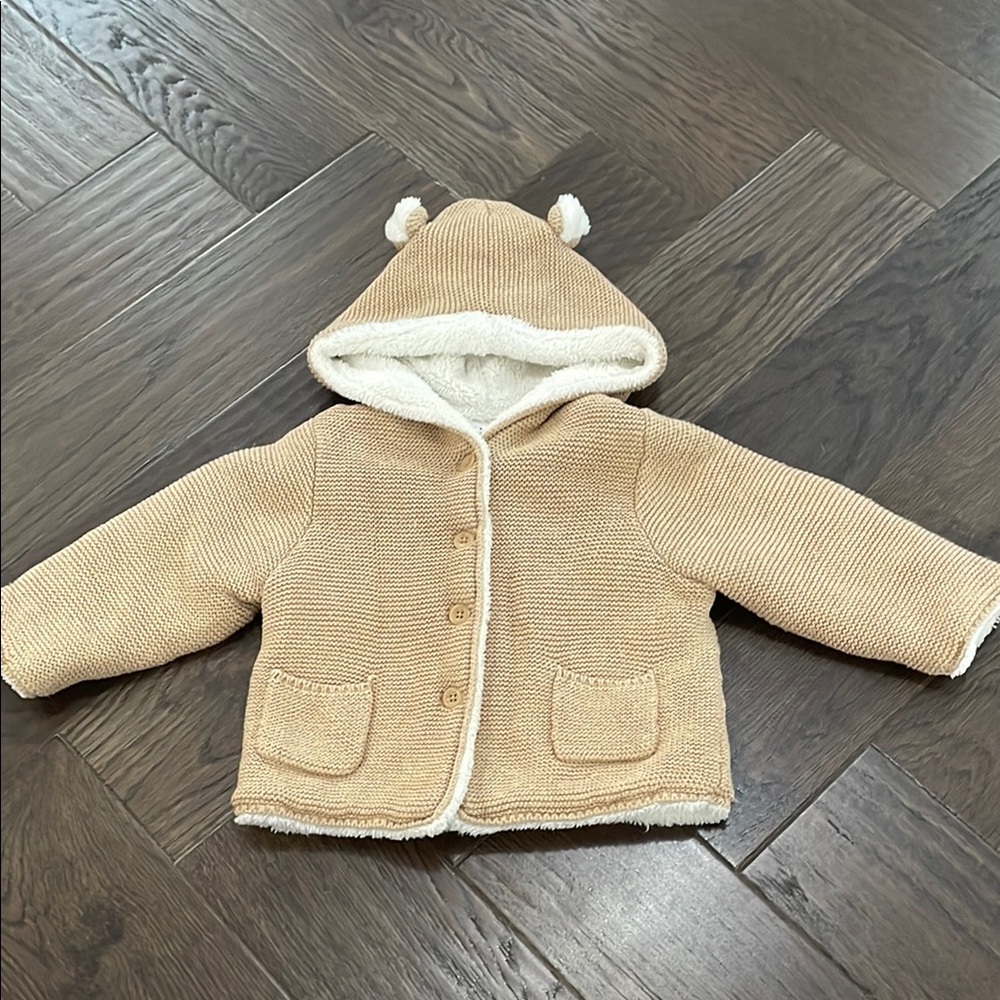 GAP Cream Fleece Baby Jacket